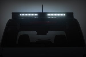 Ford Bronco Sport Roof Rack - Rough Country - Front/Rear LED Lights - '21-'26